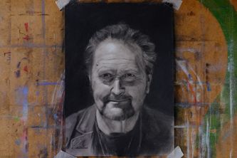 Andre´ Debus: hiilipiirustus/charcoal drawing